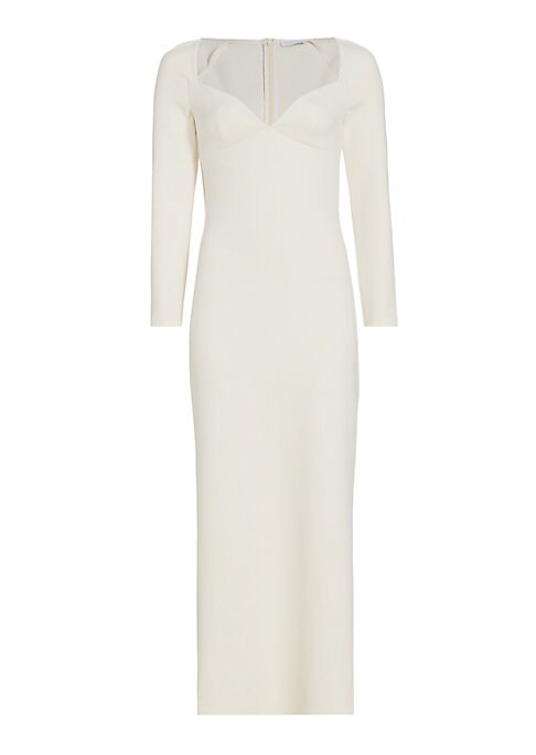 Chic Long-Sleeve Column Dress