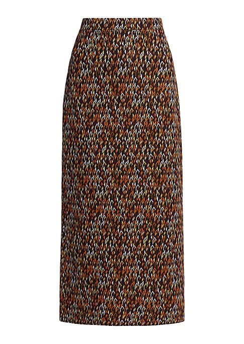 Chevron Luxe Maxi Skirt