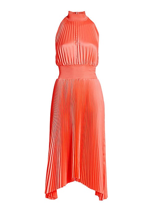 Flattering Pleat Midi Dress