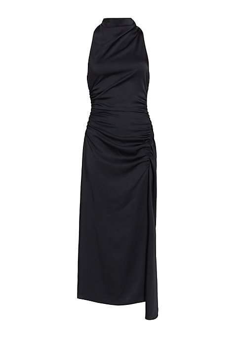 Elegant Asymmetric Midi Dress
