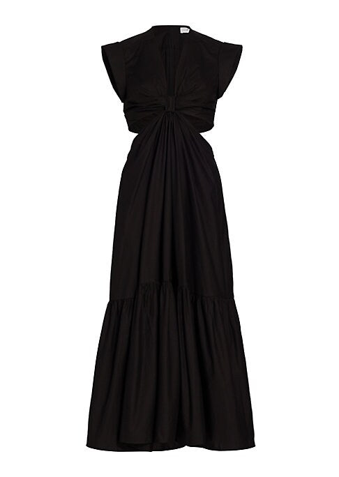 Stylish Midi Cut-Out Dress