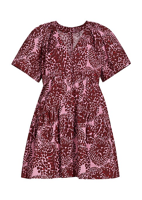 Vibrant Print Cotton Dress