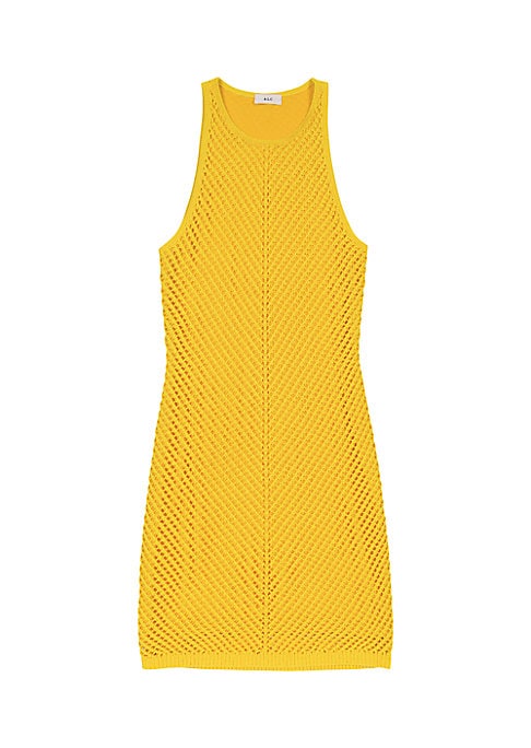 Chic Crochet Cutaway Dress