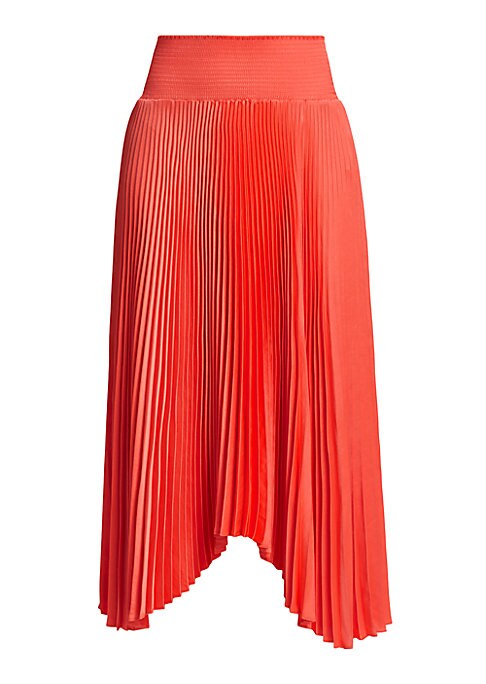 Flowy Pleated Midi Skirt