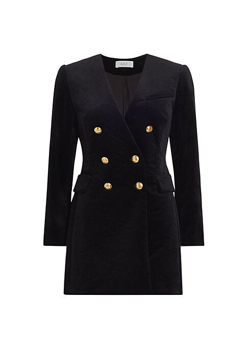 Velvet Chic Blazer Dress