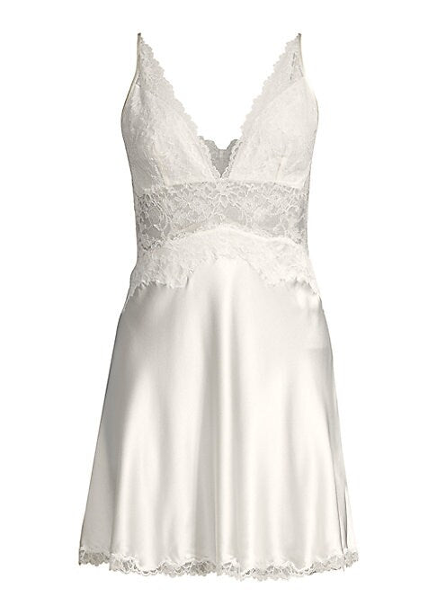 Luxe Lace Silk Chemise