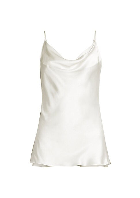 Luxe Silk Cowl Tank