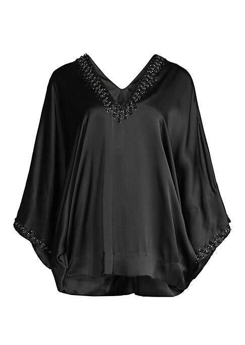 Luxurious Silk Kimono Top