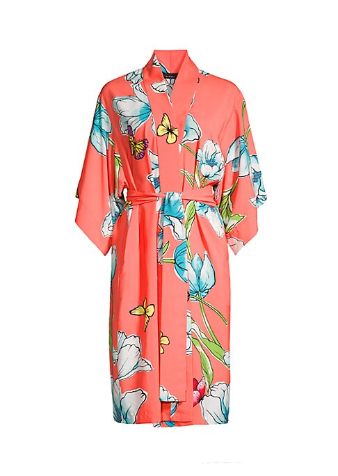 Floral Wrap Robe