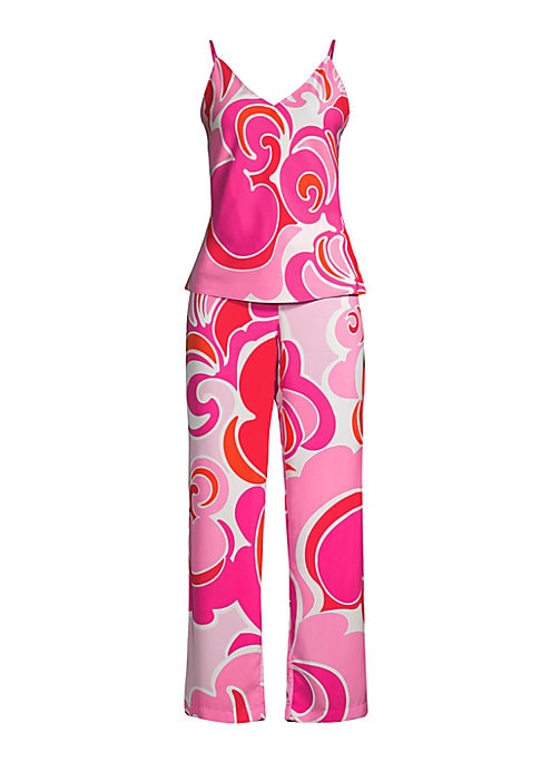 Swirl Print Pajama Ensemble