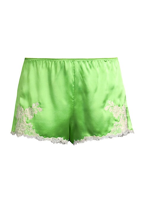 Lace Elegance Silk Shorts