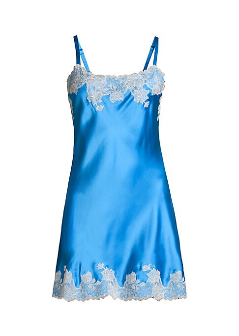 Lace-Trimmed Silk Nightie
