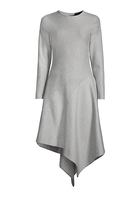 Chic Asymmetrical Midi Dress