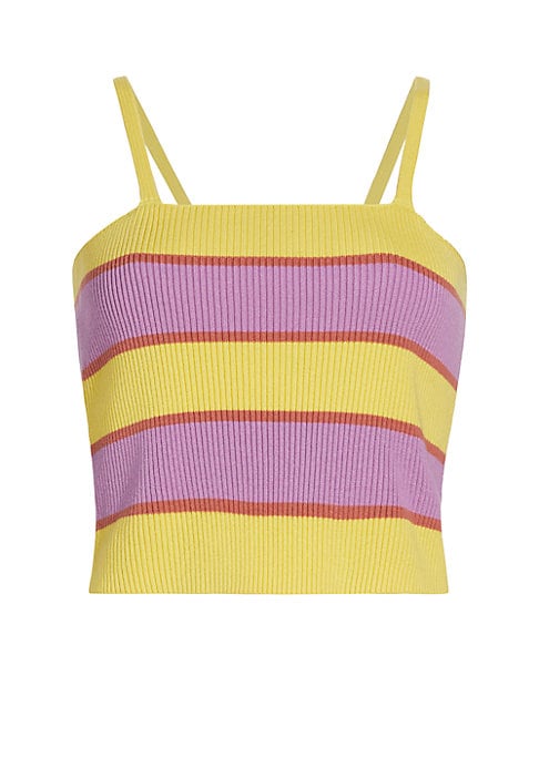 Striped Cropped Tank Top