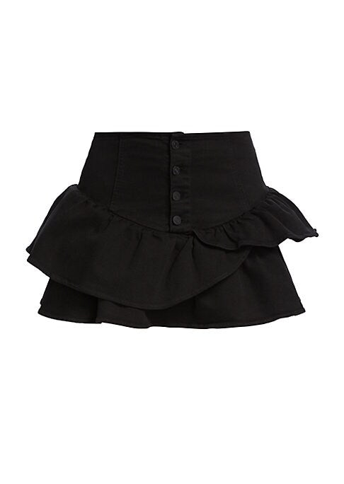 Chic Ruffle Mini Skirt
