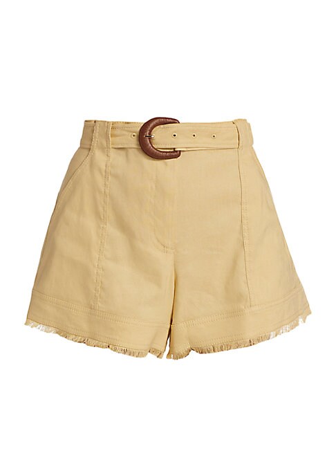 Linen Luxe Belted Shorts