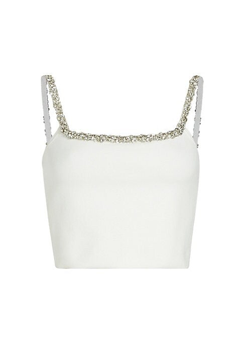 Crystal Luxe Crop Tank