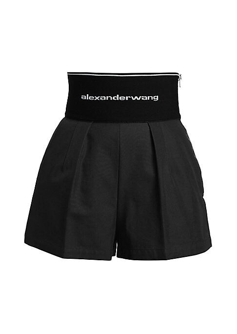 Logo Elastic Waist Shorts