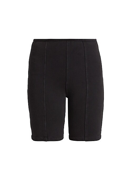 Form-Fitting Cotton Shorts