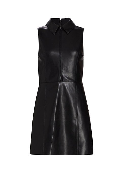 Chic Zip-Front Minidress
