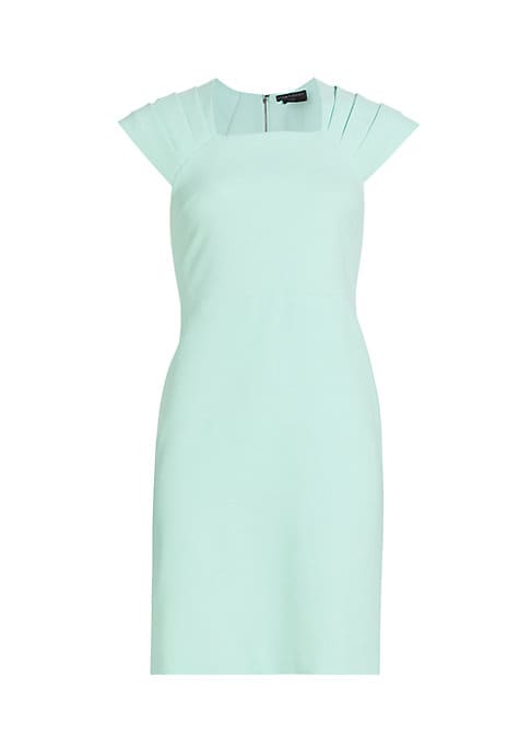 Pleated Cap Dress