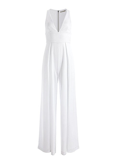Elegant V-Neck Jumpsuit