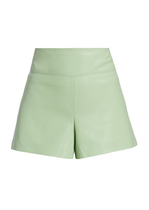 Chic Faux Leather Shorts