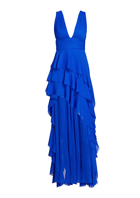 Ruffled Elegance Maxi Dress