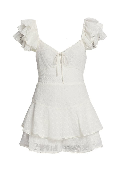 Flutter Lace Romper
