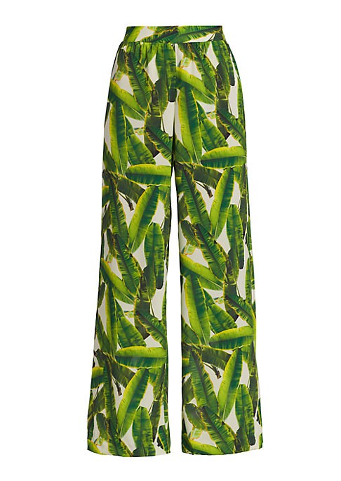 Tropical Chic Wide Pants