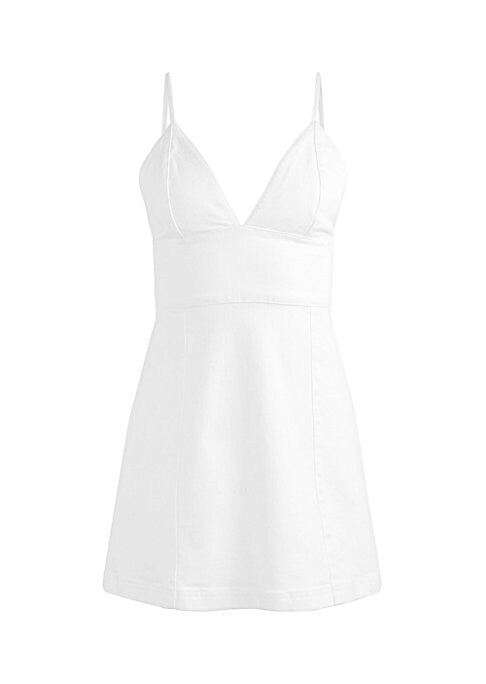 Triangle Denim Charm Dress
