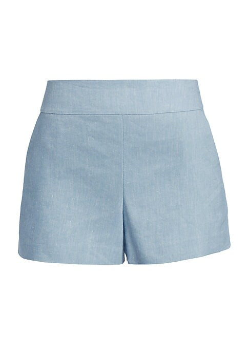 Chic Linen High-Rise Shorts