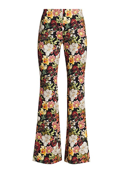 Floral Charm Bootcut Pants