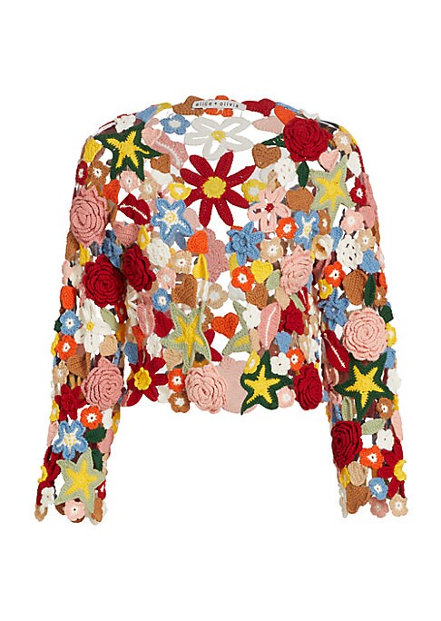 Floral Crochet Cardigan