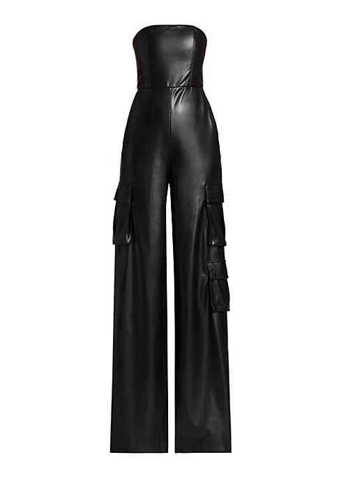Vegan Leather Chic Jumpsuit