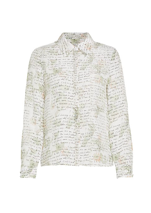 Silk Blossom Blouse