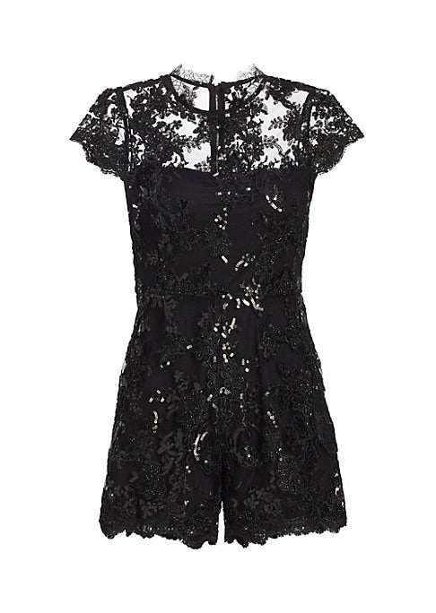 Sparkling Lace Romper