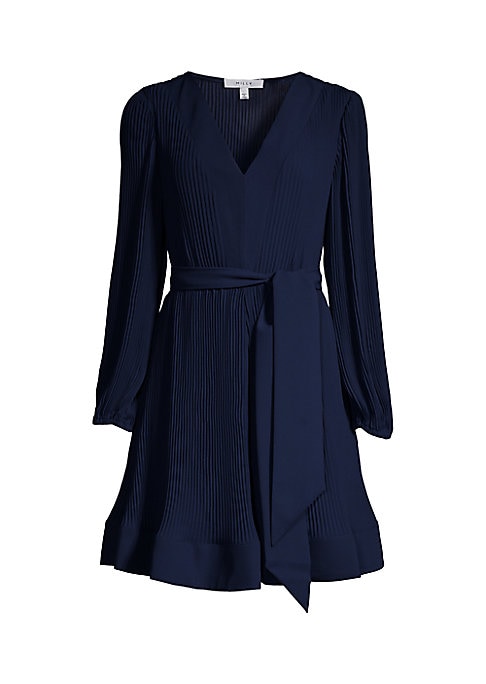Pleated Elegance Minidress