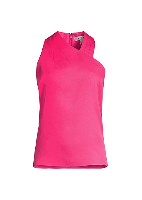 Chic Pleated Halter Top