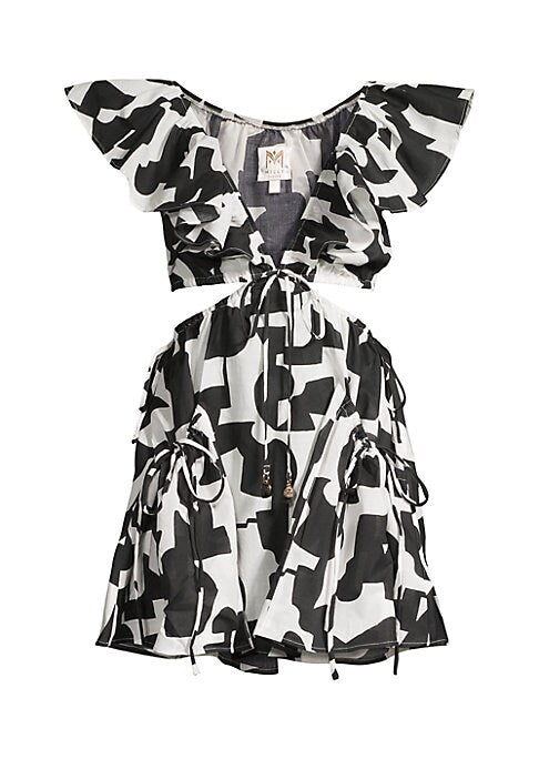 Chic Cow Print Minidress