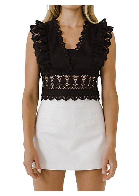 Lace Seduction Crop Top