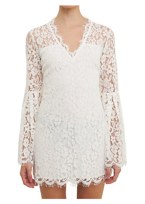 Lace Bell Sleeve Delight