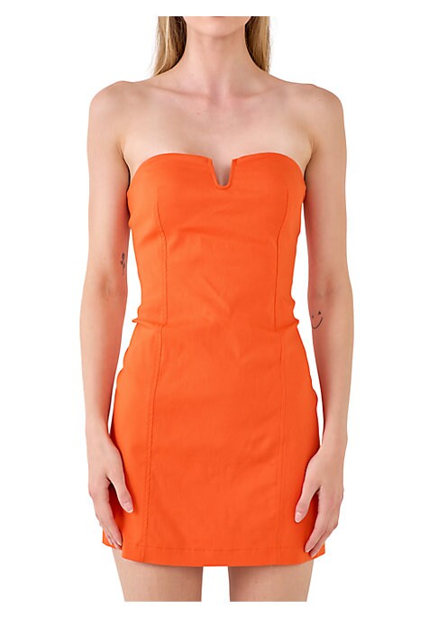 Elegant Strapless Mini