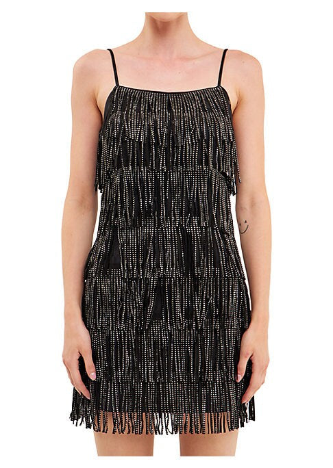 Fringe Delight Mini Dress
