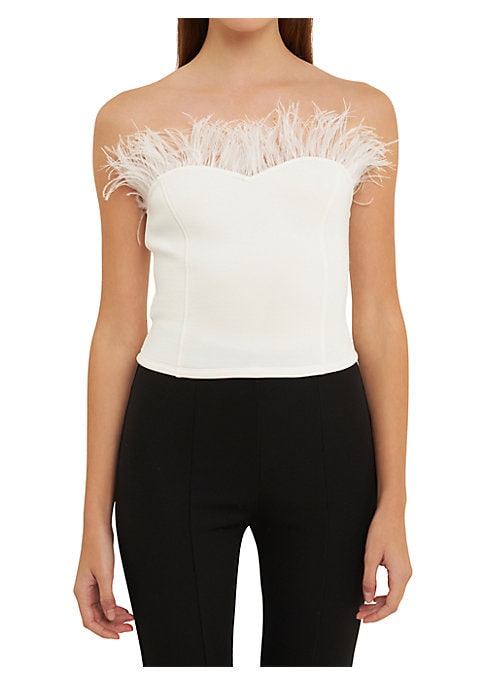 Feather Chic Top