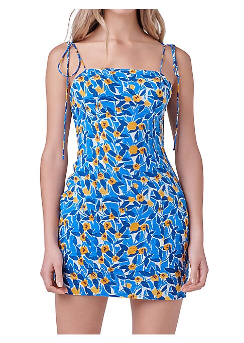 Chic Floral Mini Dress