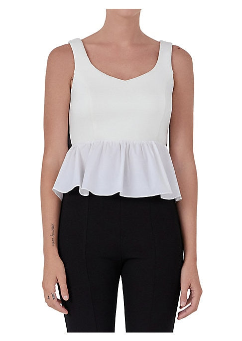 Chic Bow Peplum Top