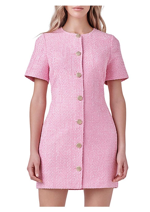 Chic Tweed Mini Dress
