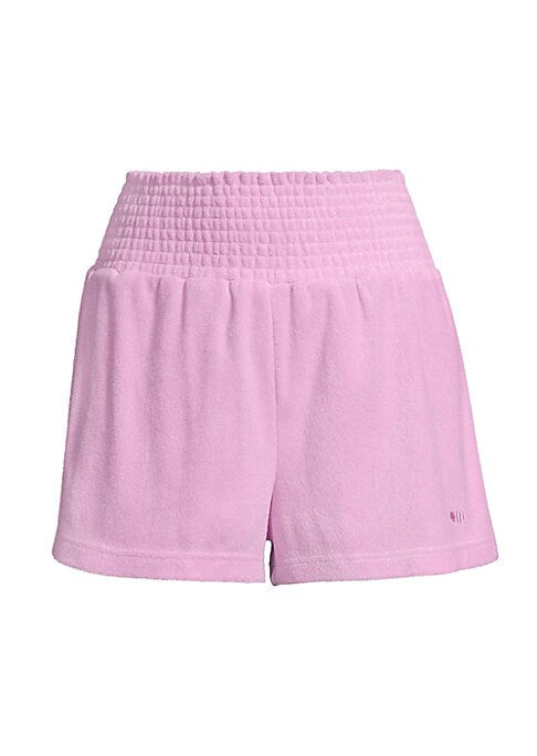 Smocked Terry Comfort Shorts