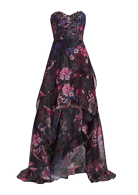 Floral High-Low Elegance